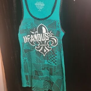 Infamous girls tank top